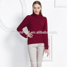 lã ou cashmere chunky gola alta blusas mulheres